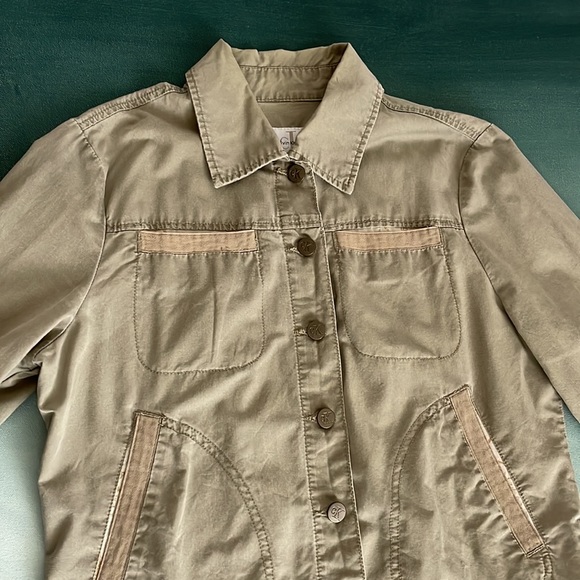 Vintage 90s Calvin Klein Jeans Cotton Shacket Shirt Jacket - Picture 7 of 17